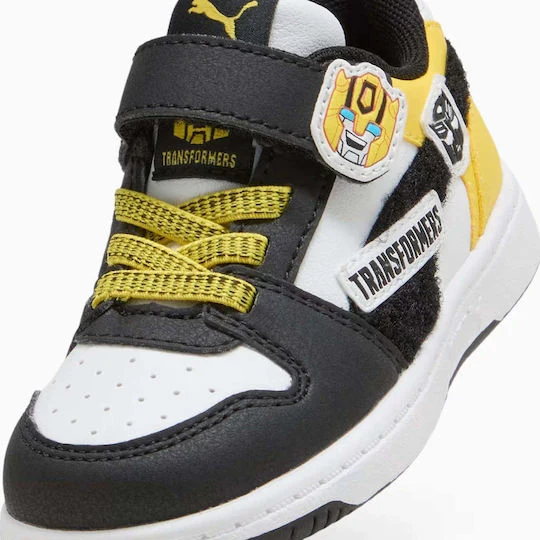 PUMA Rebound Slam Παιδικά Sneakers Μαύρα 407761 01