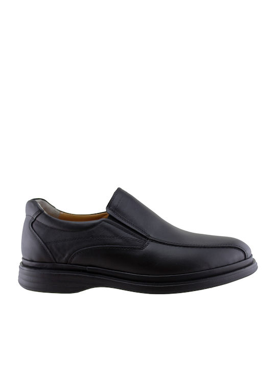 Sabino 37020 Δερμάτινα Ανδρικά Casual Παπούτσια Ανατομικά Μαύρα
