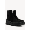 Γυναικείο Μποτάκι chunky SV021 σε μαύρο χρώμα