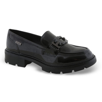 Zak shoes loafers sd57068 μαύρο λουστρίνι