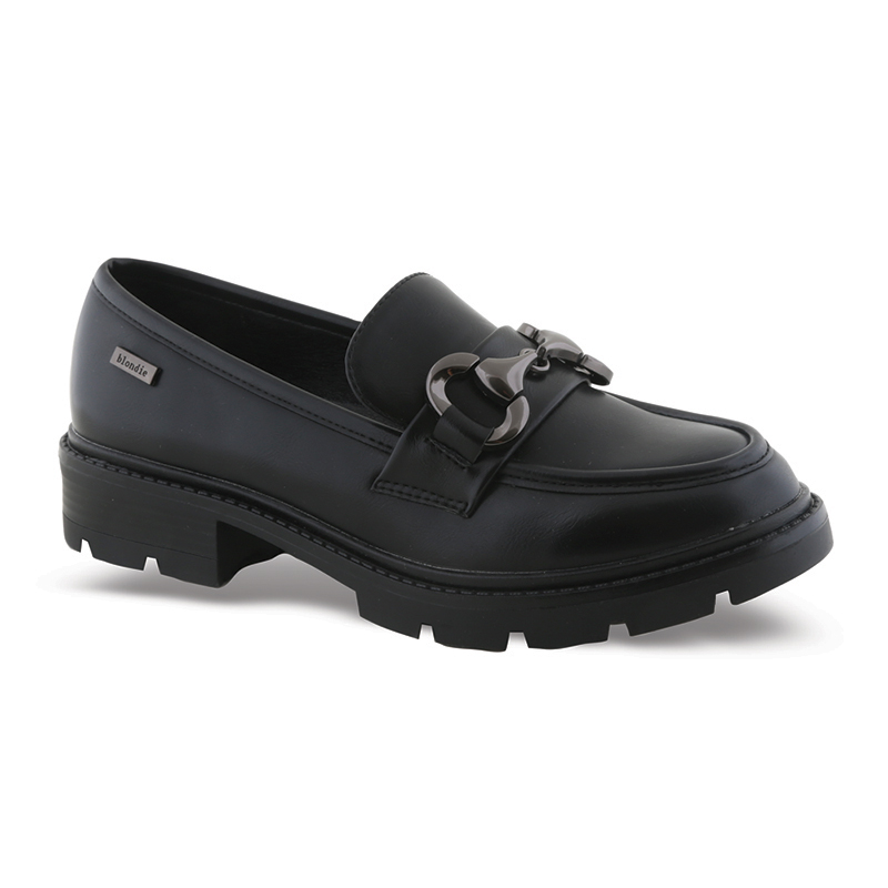 Zak shoes loafers sd57070 μαύρο ματ