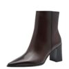 Γυναικεία μποτάκια Tamaris 1-25394-47 342 καφέ δέρμα