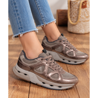 Xαμηλά Sneakers CallagHan 68403 χαλκός καφέ