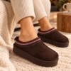 ENVIE 24017 καφέ slippers