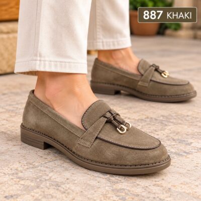 Γυναικεία Loafers καφέ 887 (Αντιγραφή)