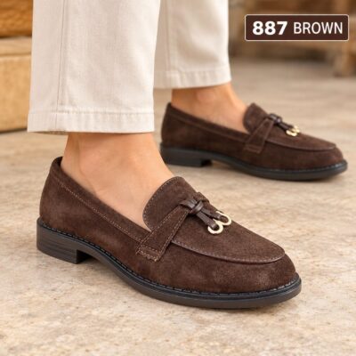 Γυναικεία Loafers καφέ 887
