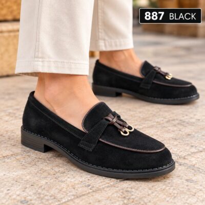 Γυναικεία Loafers Μαύρα 887