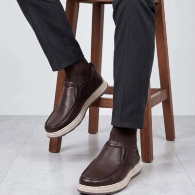 Loafer δερμάτινο σε μπλε χρώμα S16 (Αντιγραφή)