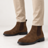 Ανδρικά Μποτάκια 2Y500 Chelsea Μαύρα Suede