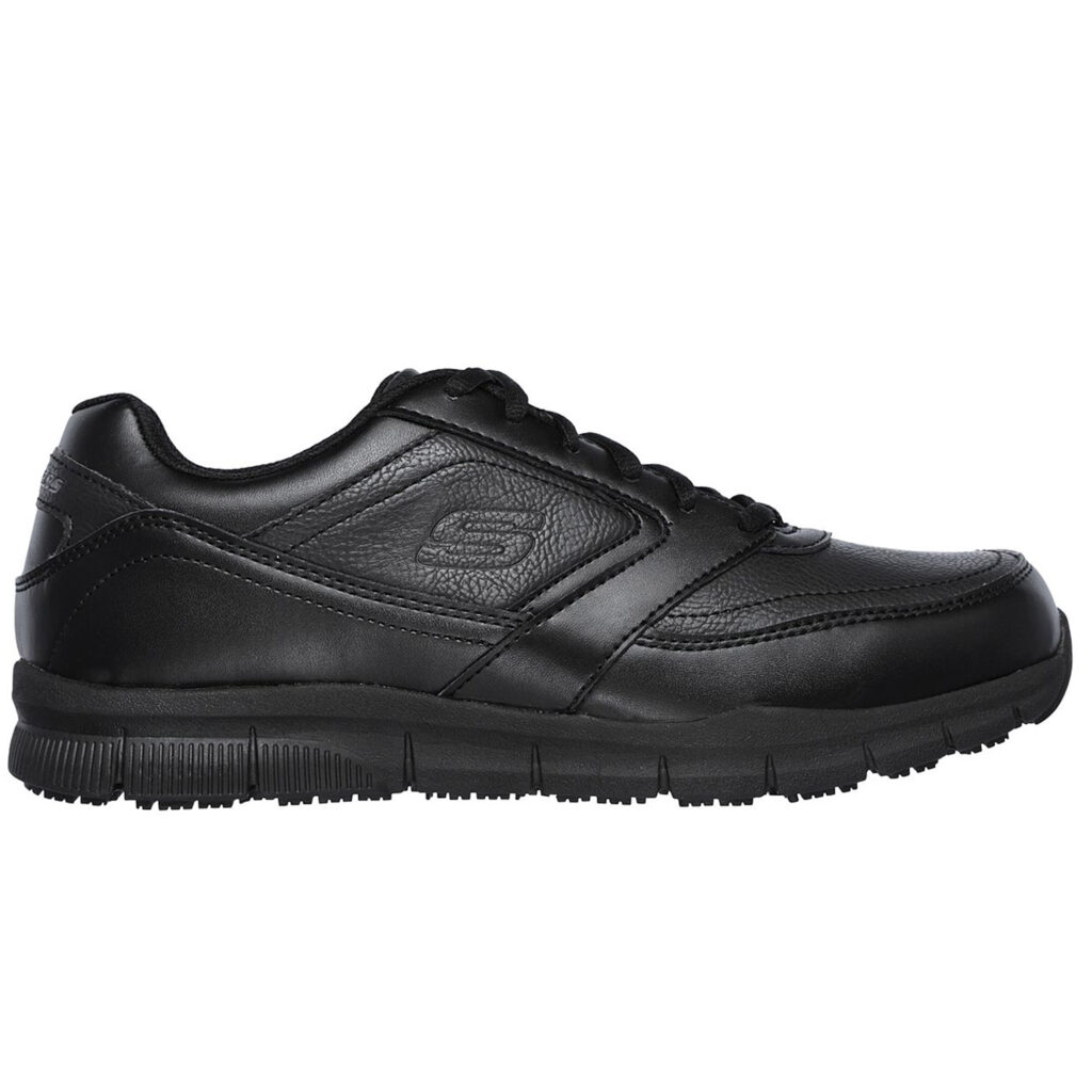 Skechers M Lace Up Athletic W / SR Outsole (77156-BLK)