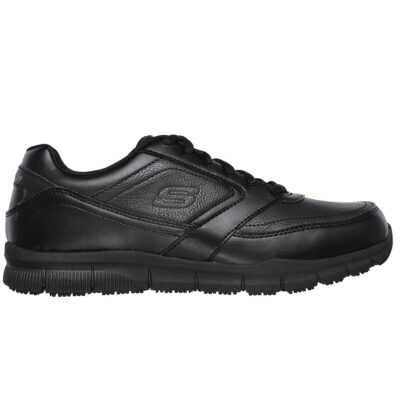 Skechers M Lace Up Athletic W / SR Outsole (77156-BLK)