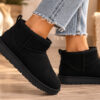 Γυναικεία Μποτάκια μαύρα 24013 ENVIE Mini Boots με Γούνα