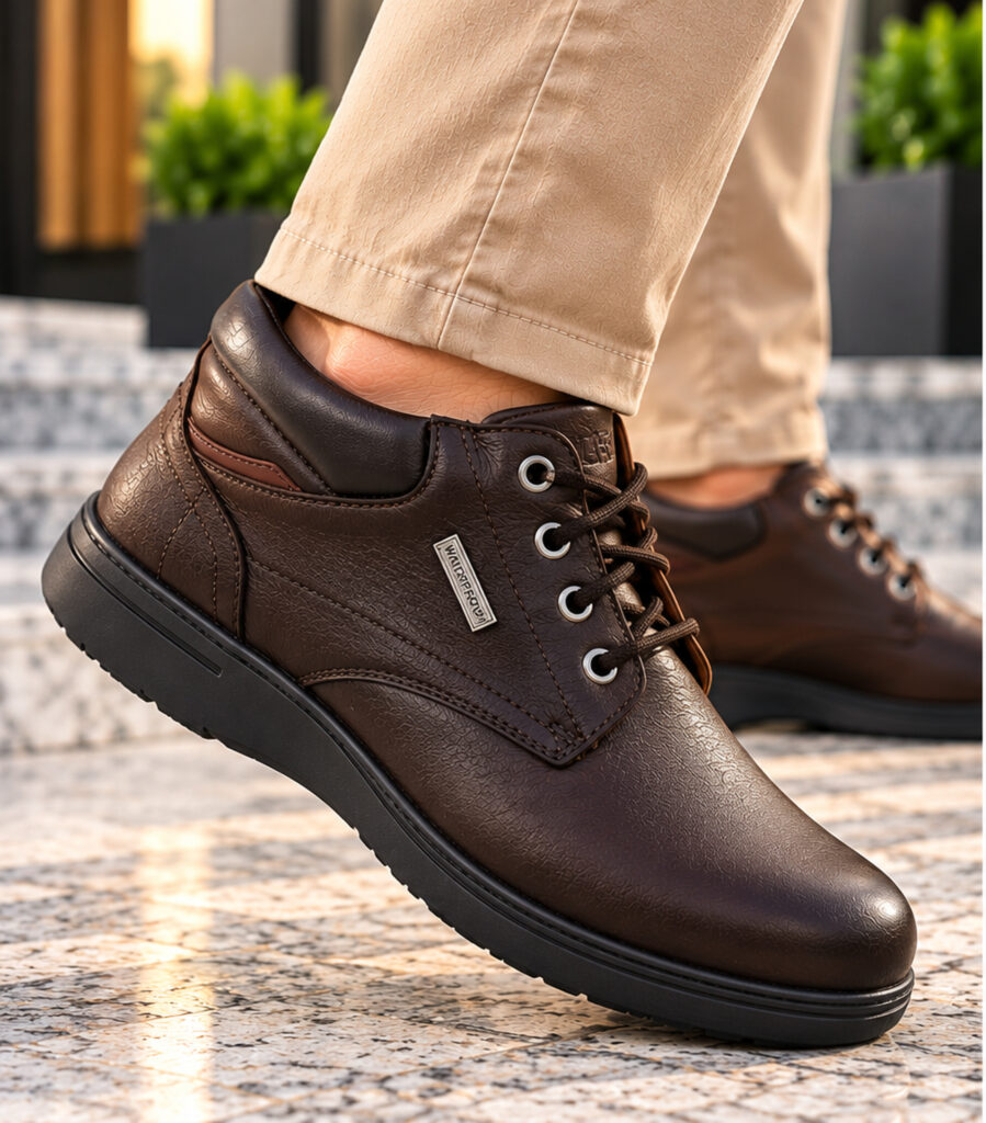 Ανδρικά Μποτάκια 31017 LUISETTI Waterproof Ανδρικά Μποτάκια Καφέ – Casual Comfort