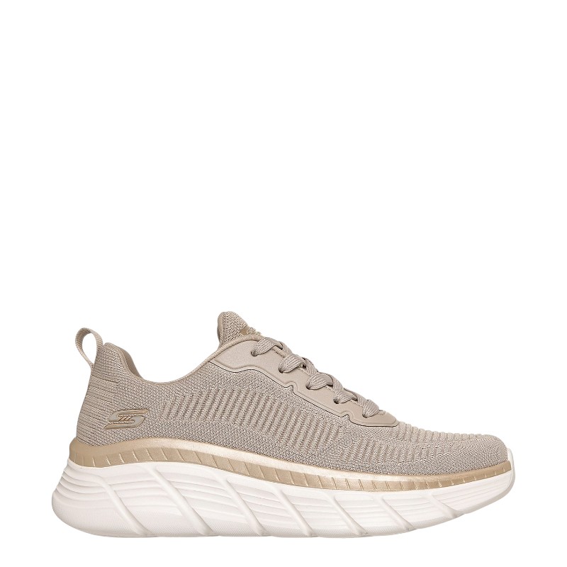 SKECHERS Γυναικεία sneakers SKECHERS 117385/TPGD BOBS B FLEX HI-FLYING HI TAUPE μπεζ