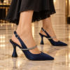 Slingback γόβα 610 μπλε