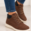 Cockers sd52065 καφέ Μποτάκια Casual με Κορδόνια