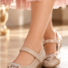 Παιδικές Μπαλαρίνες sd12247 μαύρες Mary Jane με Glitter και Καρδιά από Στρας (Αντιγραφή)