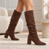 ENVIE SLOUCHY BOOTS E45-24308 καφέ